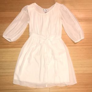 White Flowy Dress